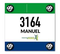 Shapeheart, Porta Dorsal Running magnético, Portadorsal Carrera, Imanes para Dorsales de Running, Trail, Bici, 4 Parejas, Universal