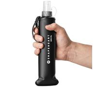 Shapeheart Soft Flask Running 300 ml Botella Blanda Plegable | Cinturón running, trail y senderismo | Válvula regulable | Tapón antipolvo | Correa | Sin BPA ni PVC | Plegable
