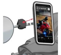 SHAPEHEART, Soporte Magnético Universal para Móvil en Moto y Scooter. Antivibraciones, Impermeable, para Espejo
