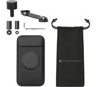 Shapeheart Motorcycle Bundle Boost Soporte magnético para Smartphone para Manillar de vástago de Motocicleta (Black,M)