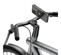 Shapeheart Soporte Móvil Bicicleta con Placa Metálica Adhesiva | Para móviles con funda lisa | Manillar 20-50 mm | GPS MTB, e-bike y patinete | Colocación y retirada | Placa de acero 1,5 mm