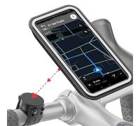 Shapeheart - Soporte Móvil Magnético para Bici, Talla M, para Teléfono hasta 15cm, negro