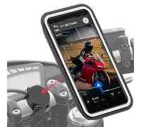 Shapeheart - Soporte Movil Moto Magnético para manillar | Universal | Anti- Vibracion |Porta movil impermeable para moto compatible con scooter, bici, patinete