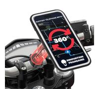 Shapeheart - Soporte Movil Moto Magnético para manillar | Universal | Anti- Vibracion |Porta movil impermeable para moto compatible con scooter, bici, patinete