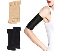 Shaper del Brazo, 2 Pares El Tatuaje del Antebrazo de La Piel Cubre el Apoyo de La Banda de Las Mangas de Compresión, Coderas Anti-cicatrices Ultrafinas