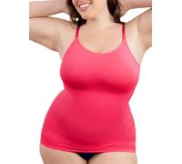 SHAPERMINT Camisetas para mujer, cuello redondo, moldeadora de cuerpo para mujer, moldeadora de abdomen, camiseta sin mangas para mujer, 1 paquete, rosa oscuro, XL