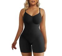 SHAPERX Bodies Moldeadores Reductora Mujer Faja Shapewear Adelgazante Body Shaper Control de Abdomen Bodysuit Posparto, UK-SZ5218-Black-S/M