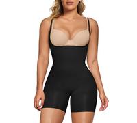 SHAPERX Bodies Reductor Mujer Control de Abdomen Bodysuit Adelgazante Body Shaper Invisibles Fajas Colombianas, UK-SZ5258-2-Black-L/XL