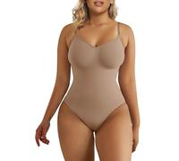 SHAPERX Body Moldeador Mujer Shapewear Fajas Reductoras Control de Abdomen Bodysuit lnvisible Posparto, UK-SZ5215-Sienna-L/XL