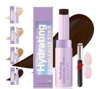 Shapetape Concealer Stick & Brush,Nose Contour Contour Pencil,2 In 1 Contours Concealer Stick,Hydrating Long Lasting And Waterproof,For A Flawless Look (Cocoa, SIZE)