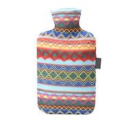 ShapeW Estilo étnico indio invierno botella de agua caliente bolsa de mano caliente para la parte posterior cuello cintura mano