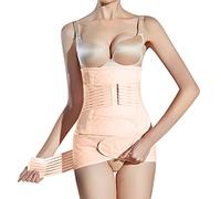 Shapewear Mujer Faja Reductora Abdomen Mujer Mujeres Casual Sólido Deporte Cintura Banda Elástica Forma Delgada Contracción Cintura Cinta Modeladora para Fajas Colombianas Beige XL