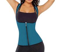 Shapewear Mujer Faja Reductora Mujer Adelgazante Faja Compressx Vestido Reductora Corsé De Entrenamiento Adelgazante para Fitness Chaleco Deportivo Reloj De Pantalón Blue XL