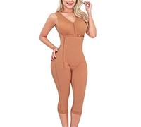 Shapewear Women Tummy Control Full Body Shaper Butt Lifter Thigh Slimmer Bodysuit Side Zipper Breast Support Long Post
