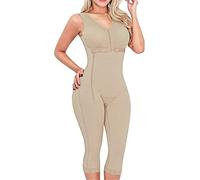 Shapewear Women Tummy Control Full Body Shaper Butt Lifter Thigh Slimmer Bodysuit Side Zipper Breast Support Long Post