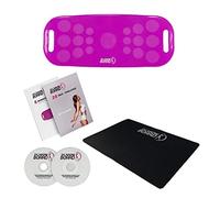 Shaping Board® Balance Board con Reto de 28 días, el Camino hacia el Bienestar físico - Tabla de Equilibrio con Superficie Especial y Dos DVD - Violeta