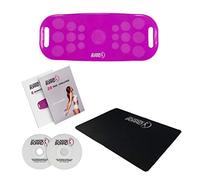 Shaping Board® Balance Board con Reto de 28 días, el Camino hacia el Bienestar físico - Tabla de Equilibrio con Superficie Especial y Dos DVD - Violeta