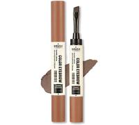 Shaping Long-Lasting Color Dual-Ended Eyebrow Tint Cream Shape & Hold Dual Tip Eyebrow Tint Cream Waterproof Long Lasting Multi-Purpose Eyebrow Cream (Dark coffee)