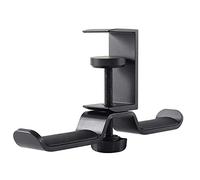 SHAPOKY Soporte para auriculares debajo escritorio, suspensión universal para auriculares de escritorio para juegos de PC, rotación de 360 grados, soporte para auriculares