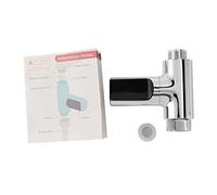 SHAPOKY TermóMetro de Ducha Pantalla LED, Medidor de Temperatura de Ducha de Electricidad Autogenerador de Flujo de Agua para el Cuidado