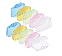 Shappy 10 Piezas de Funda de Cabeza de Cepillo de Dientes Portátil de Viaje Cubierta Protectora de Cepillo de Dientes