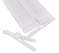 Shappy 50 Piezas de Ganchos Superior de Persiana Vertical para Listones de 89 mm (3,5 Pulgadas), Blanco