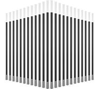 Shappy Varita de plástico de 12.99 pulgadas, palo de fundición de hechizos en blanco y negro para bruja mago ian, juego de juegos de cumpleaños