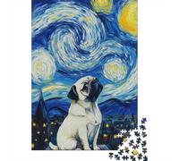 Shar Pei Puzzle 1000 Piezas De Madera | Desafío Creativo para Adultos Y Adolescentes | Aprende Jugando con Rompecabezas De Desafiando
