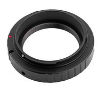 Sharainn Adaptador de Anillo en T, Adaptador de Montaje T2 / T, Anillo Adaptador de Lente de Aluminio, Rosca M42 * 0,75 para Canon EOS EF DSLR 650D 60D 550D