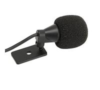Sharainn Micrófono de Automóvil 3.5 Mm, Tapón de Plug y Reproducción Externo con un Clip en Forma de U para Transmisión de Voz Transparente