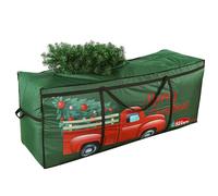 SHareconn Bolsa Arbol de Navidad, Bolsas Grande Oxford 600D Resistente e Impermeable con Asas Reforzadas, Apta para Arboles Artificiales de Hasta 220 cm y Bolas de Navidad, Verde