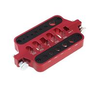 ShareGoo - Estación aislante de soldadura de aluminio, herramientas RC para XT60 XT90 Deans, conector de enchufe banana, color rojo