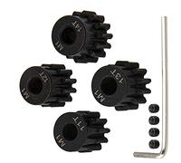 ShareGoo Mod 1 Juego de engranajes de piñón M1 de acero endurecido 11T 12T 13T 14T para eje de motor RC de 5 mm para Arrma Traxxas Axial HSP Redcat Losi escala 1/8 1/10 RC coche camión buggy