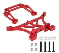 ShareGoo - Soportes de torre de choque delantero y trasero de metal, parte mejorada de 3638 3639, compatible con Traxxas Slash 2WD Rustler VXL Bandit, Ford F-150 Raptor 1/10 RC Car (rojo)
