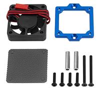 ShareGoo XL-5 HV ESC Ventilador de refrigeración Disipador de calor compatible con Traxxas XL-5HV ESC TRX4 TRX6 1/10 RC Car (azul)