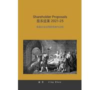 Shareholder Proposals 2021-24: American Corporate Governance Cases and Process