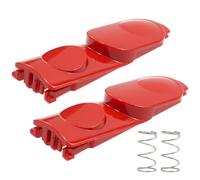 Sharelove Botón de cierre de clip con resorte para Dyson V7 V8 V10 V11 V12 V15 piezas de repuesto práctica varita de extensión para aspiradora Cantidad disponible (2 unidades)