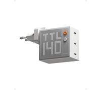 SHARGE Pixel 140 Cargador para Portátil, Cargador USB-C de hasta 140W con Pantalla Smart Pixel, Fuente de Alimentación Múltiple, 3 Puertos Adaptador PD para MacBook Pro, iPhone 16 and More