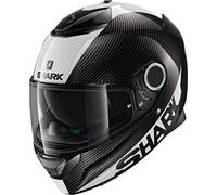 Shark 2268_24827 Cascos de Motocicleta Spartan Carbon Skin DWS-XS, Hombre, Negro/Blanco