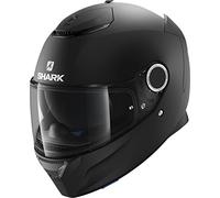 SHARK 2282_24899 Casco de Moto Hark Spartan Blank Mat, Hombres, Negro, Medium