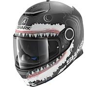 SHARK 2689_26884 Casco de Moto Hark Spartan Lorenzo Wht Mat, Hombre, Negro/Blanco, Extra-Small