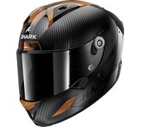 Shark Aeron Carbon Skin Casco, Carbono/Bronce, Talla L