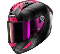 Shark Aeron Carbon Skin Casco, carbono-lila, tamaño S para Hombres