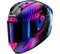 Shark Aeron Edgy, casco integral XL female Carbono/Lila/Azul