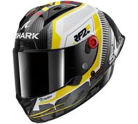 Shark Aeron-GP Raul Fernandez Signature, casco integral XS male Negro/Blanco/Azul/Amarillo