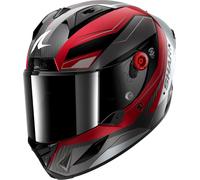 Shark Aeron Mekarium, casco integral S female Negro/Rojo/Plata