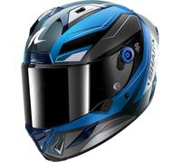 Shark Aeron Mekarium, casco integral XL female Negro/Azul/Plata