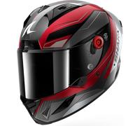 Shark Aeron Mekarium Casco, rojo/plata, Talla M (57/58)