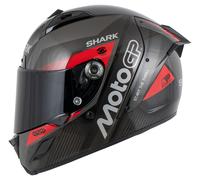 Shark Aeron MotoGP Casco Integral Carbono/Rojo XS unisex negro