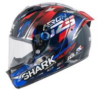 Shark Aeron Zarco GP de Francia Casco Integral Azul/Rojo S unisex